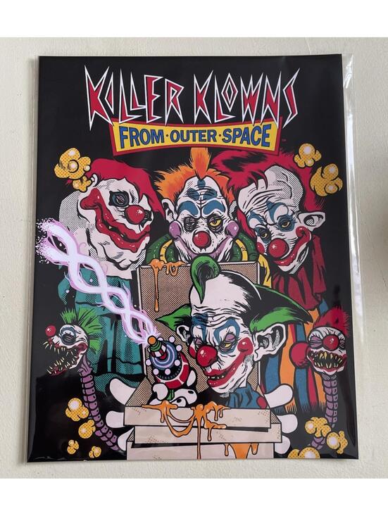 Other - Killer Klowns From Outer Space Movie Poster Reprint 8.5x11 Sign VHS Vintage Type